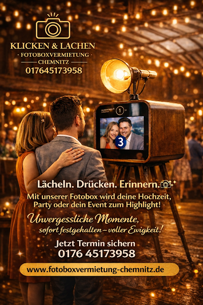 Klicken & Lachen Fotobox mieten