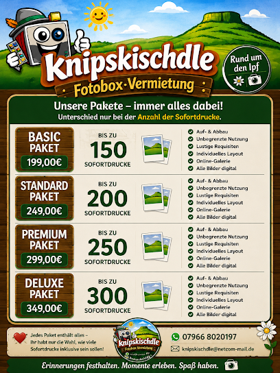 Fotobox Knipskischdle mieten im Ostalbkreis